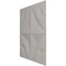 Ekena Millwork 19 5/8in. W x 19 5/8in. H Crystal EnduraWall Decorative 3D Wall Panel Covers 2.67 Sq. Ft. WP20X20CRCAC - alternate 2
